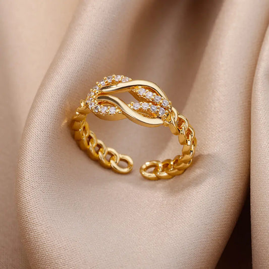 Luxury Infinity Braid Ring™
